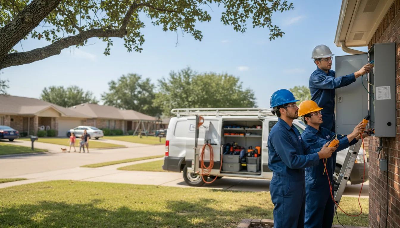 Certified electrician providing emergency electrical services in Amherst, NE